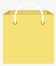 Shopping Bag Flat Icon Vector - Paper Bag, HD Png Download, Transparent PNG