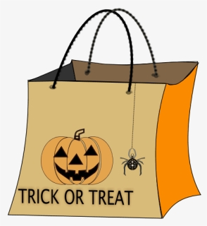 Transparent Trunk Or Treat Clipart - Trick Or Treat Bag Clipart, HD Png Download, Transparent PNG