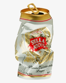 Transparent Crushed Beer Can Clipart - Crushed Beer Can Png, Png Download, Transparent PNG