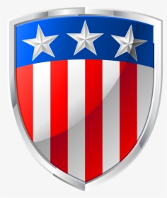 Clipart Football Shield - American Flag Shield Png, Transparent Png, Transparent PNG