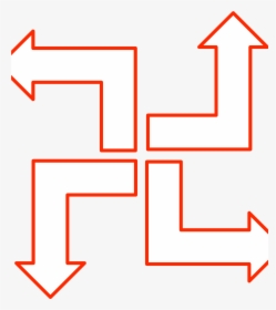 Bent Arrow Png This Free Icons Png Design Of L Shaped - Flecha Diagrama De Flujo Png, Transparent Png, Transparent PNG