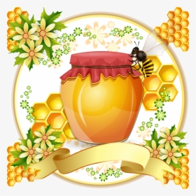 Honey And Honey Tag Stream Vector 18781878 Transprent - Honey Vector, HD Png Download, Transparent PNG