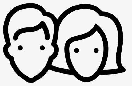 Couple Icon Png Transparent , Png Download - Icone Homem E Mulher Png, Png Download, Transparent PNG