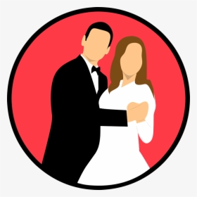 Wedding, Married, Icon, Couple, Bride, Groom, Heart - Minus Sign Clip Art, HD Png Download, Transparent PNG