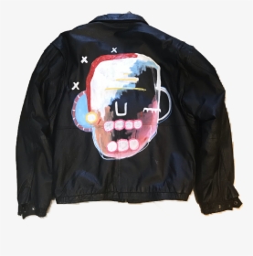 Image Of Straight Face - Leather Jacket, HD Png Download, Transparent PNG