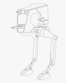At-st, Fight, Battle Runner, A Weapon Of War, Robotics - Star Wars At St Coloring Pages, HD Png Download, Transparent PNG
