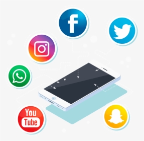 Marketing Digital Simbolos , Png Download - Social Media Marketing Logos, Transparent Png, Transparent PNG