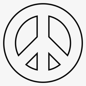 Peace Symbol Png Transparent Peace Symbol - Junior Girl Scout Coloring Sheets, Png Download, Transparent PNG