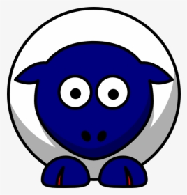 Fat Cartoon Sheep, HD Png Download, Transparent PNG