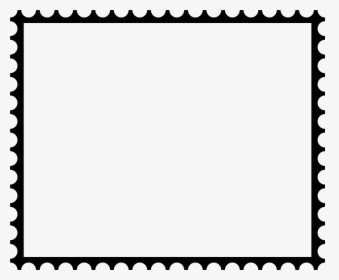 Postal Stamp Frame - Postage Stamp Frame Png, Transparent Png, Transparent PNG