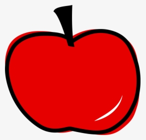 Red Apple Svg Clip Arts - Apple Clip Art, HD Png Download, Transparent PNG