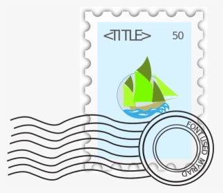 Png Postage Stamp Used, Transparent Png, Transparent PNG