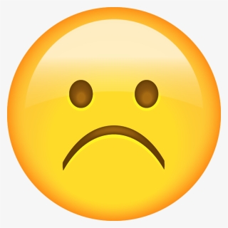 #emoji#iphone#triste - Emoji Triste Png Iphone, Transparent Png