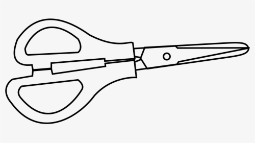 Clipart - Scissors Drawing - Sketch, HD Png Download, Transparent PNG