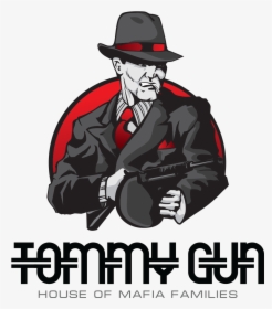 Gangster Gun Clip Art - Mobster Zombie, HD Png Download, Transparent PNG
