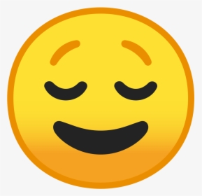 Serenity, 1f60c, Relieved Face - Emoji Relieved Face, HD Png Download, Transparent PNG