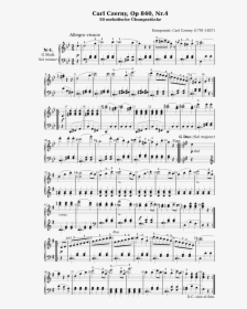 Carl Czerny, Op 840, Nr - Sheet Music, HD Png Download, Transparent PNG