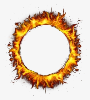 Circle Fire Flame - Circle Flame Png, Transparent Png, Transparent PNG