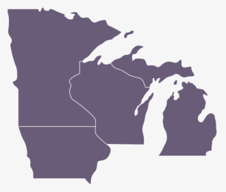 Ind Regions - State Of Michigan Vector, HD Png Download, Transparent PNG