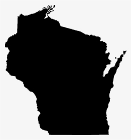 Wisconsin Blank Map Clip Art - State Of Wisconsin Png, Transparent Png, Transparent PNG