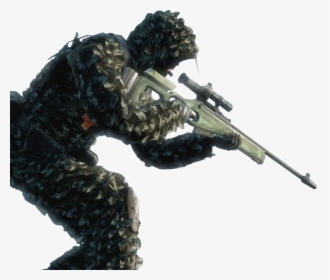 Military Camouflage,action Suit,camouflage,sniper Character,sculpture,toy - Battlefield Bad Company 2 Sniper Class, HD Png Download, Transparent PNG