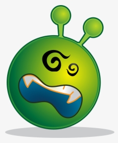 Alien, Smiley, Emoji, Emoticon, Symbol, Character, - Smiley, HD Png Download, Transparent PNG
