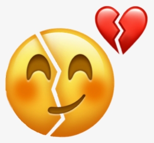 Broken Heart Emoji Dp, HD Png Download, Transparent PNG