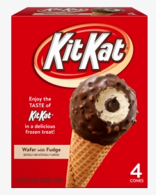 The Kit Kat Drumsticks Are Sold In Packs Of Four And - Kit Kat Ice Cream Cones, HD Png Download, Transparent PNG