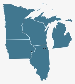 Lake Michigan Indiana Illinois Wisconsin - St Cloud State University Location, HD Png Download, Transparent PNG