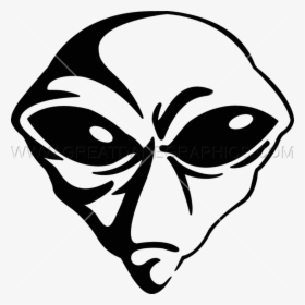 15 Vector Alien Head For Free Download On Mbtskoudsalg - Alien Clipart Black And White, HD Png Download, Transparent PNG