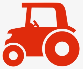 Tractor Png Silhouette - Tractor Logo Png Red, Transparent Png, Transparent PNG