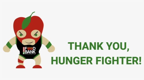 San Antonio Food Bank Hunger Fighter Clipart , Png - Thank You For Your Food Bank Donation, Transparent Png, Transparent PNG