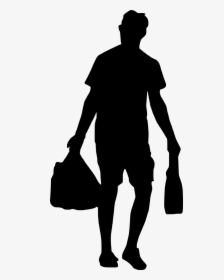 Person Walking Clipart - Walking People Silhouette Png, Transparent Png, Transparent PNG