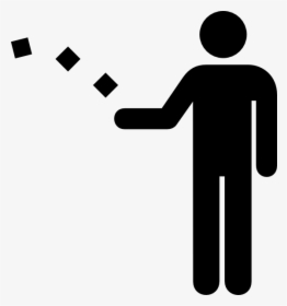 Throw Rubbish Png - Person Throwing Trash Png, Transparent Png, Transparent PNG