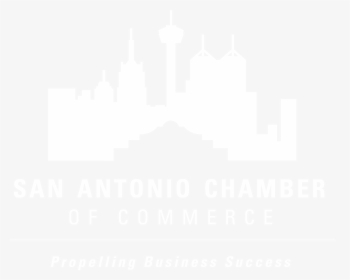 Chamber Logo W Tagline White - Skyline, HD Png Download, Transparent PNG