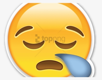 Laugh - Transparent Background Sad Emoji, HD Png Download, Transparent PNG