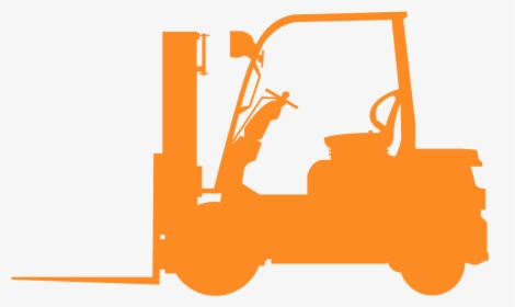 Orange Forklift Icon Png, Transparent Png, Transparent PNG