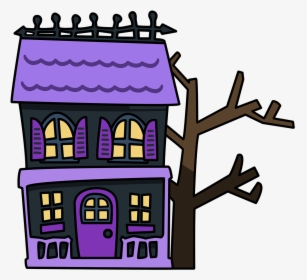Haunted House Clipart, HD Png Download, Transparent PNG