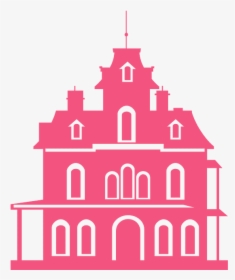 Haunted House Silhouette, HD Png Download, Transparent PNG