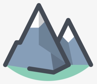 Transparent Clipart Montagne - Mountain Icon, HD Png Download, Transparent PNG