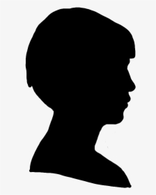 Face Silhouette Of Young Chinese Woman - Boy Face Silhouette Png, Transparent Png, Transparent PNG