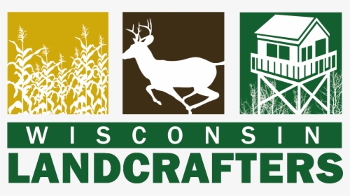 Cornfield Deer Cabin Logo Of Wisconsin Landcrafters - Food Plot Land Management Logo, HD Png Download, Transparent PNG
