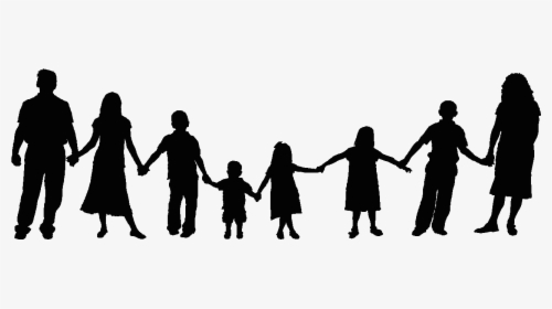 Free Hand Silhouette Cliparts, Download Free Clip Art, - People Holding Hands Silhouette Png, Transparent Png, Transparent PNG