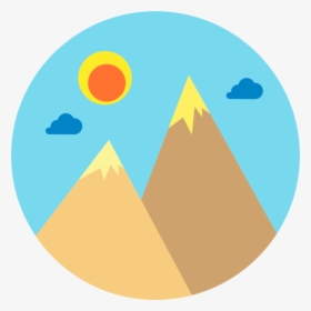 Transparent Clipart Of Mountains - Mountain Range Icon Free, HD Png Download, Transparent PNG