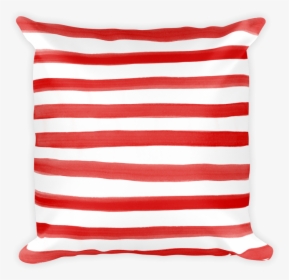Throw Pillow Png -watercolor Stripe Throw Pillow Cover - Cushion, Transparent Png, Transparent PNG