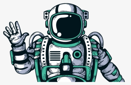 Spaceman - Space Astronaut Art, HD Png Download, Transparent PNG