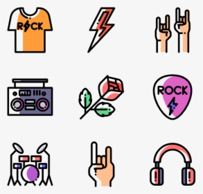 Rock N Roll Icons Png, Transparent Png, Transparent PNG