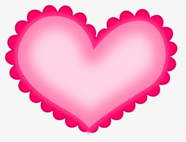 Pink Valentine Heart Clipart, HD Png Download, Transparent PNG