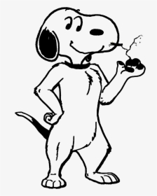 Giant Canine Protect Woodstock S With His - Sexy Snoopy, HD Png Download, Transparent PNG