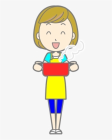 Lady With Hot Dinner - Dinner Lady Clipart, HD Png Download, Transparent PNG